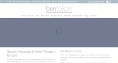 Desktop Screenshot of bentolson.co.uk