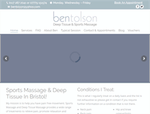 Tablet Screenshot of bentolson.co.uk